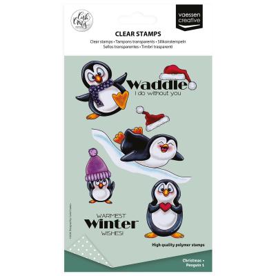 Vaessen Creative Carla Creates Stempel - Christmas Penguin 1